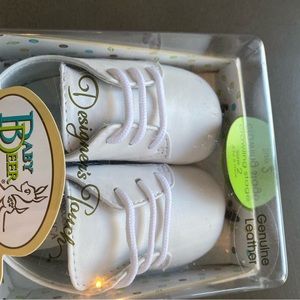 First Baby Shoes- Leather in original packaging